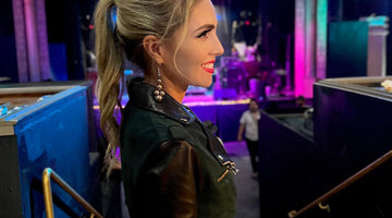 Luxury West Coast Leather Stretch Two Tone Biker