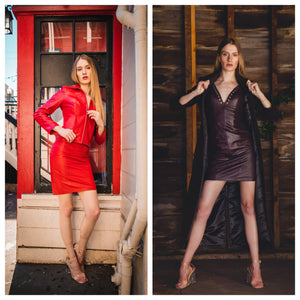Getting Ready for Valentine's Day in Red Hot West Coast Leather Separates