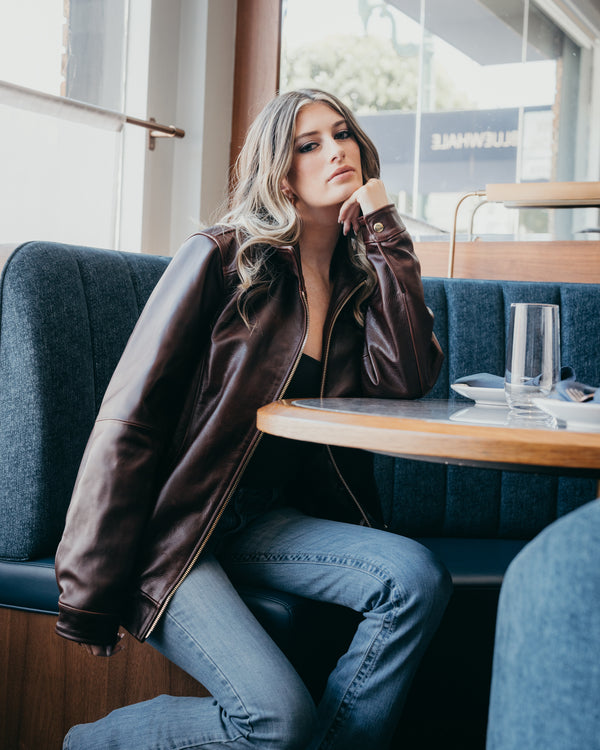 Men's Bomber Redesigned for Women