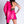 Load image into Gallery viewer, Pink Leather Zipper Mini Skirt with side zippers