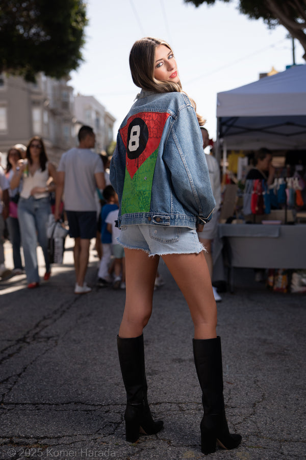 8 Ball Unisex Denim Jacket