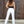 Load image into Gallery viewer, White Leather No Pocket Boot Cut Slim Fit