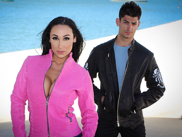 Pink Raw Edge Jacket