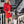 Load image into Gallery viewer, Lipstick Red Leather Pencil Skirt as seen in Vogue by North Beach Leather