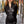 Load image into Gallery viewer, Two-Toned Black Leather Dress Coat - Leather with Suede Sleeves