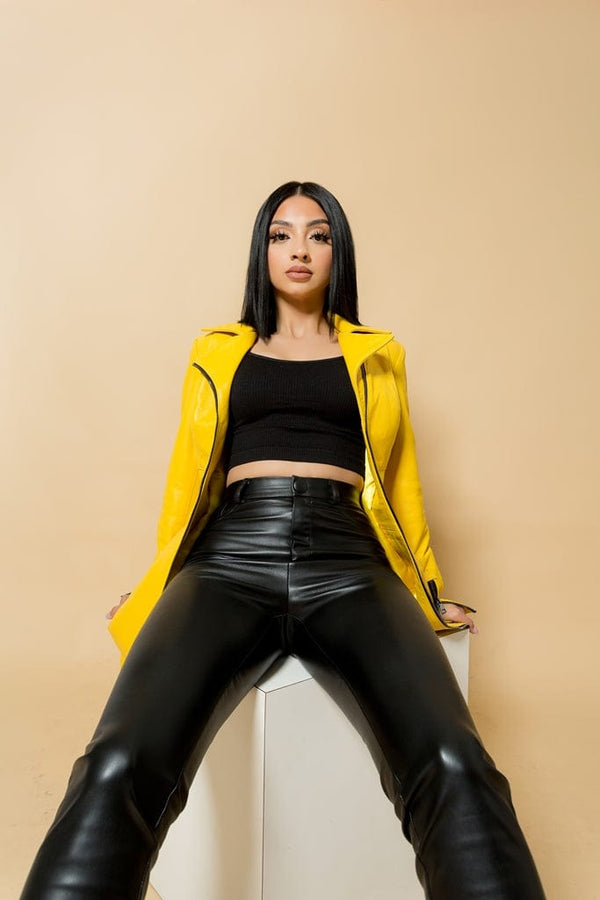 Ferrari Yellow Coat Dress