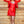 Load image into Gallery viewer, The Red Lace Dress in Picasso Red