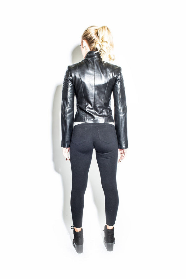 Chaqueta de moto acolchada para mujer