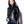 Load image into Gallery viewer, Women's Stand Up Collar Zip Jacket (Black)