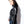 Load image into Gallery viewer, Women&#39;s Stand Up Collar Zip Jacket (Black)
