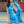 Load image into Gallery viewer, Metallic Electric Miami Blue 17&quot; Mini Skirt
