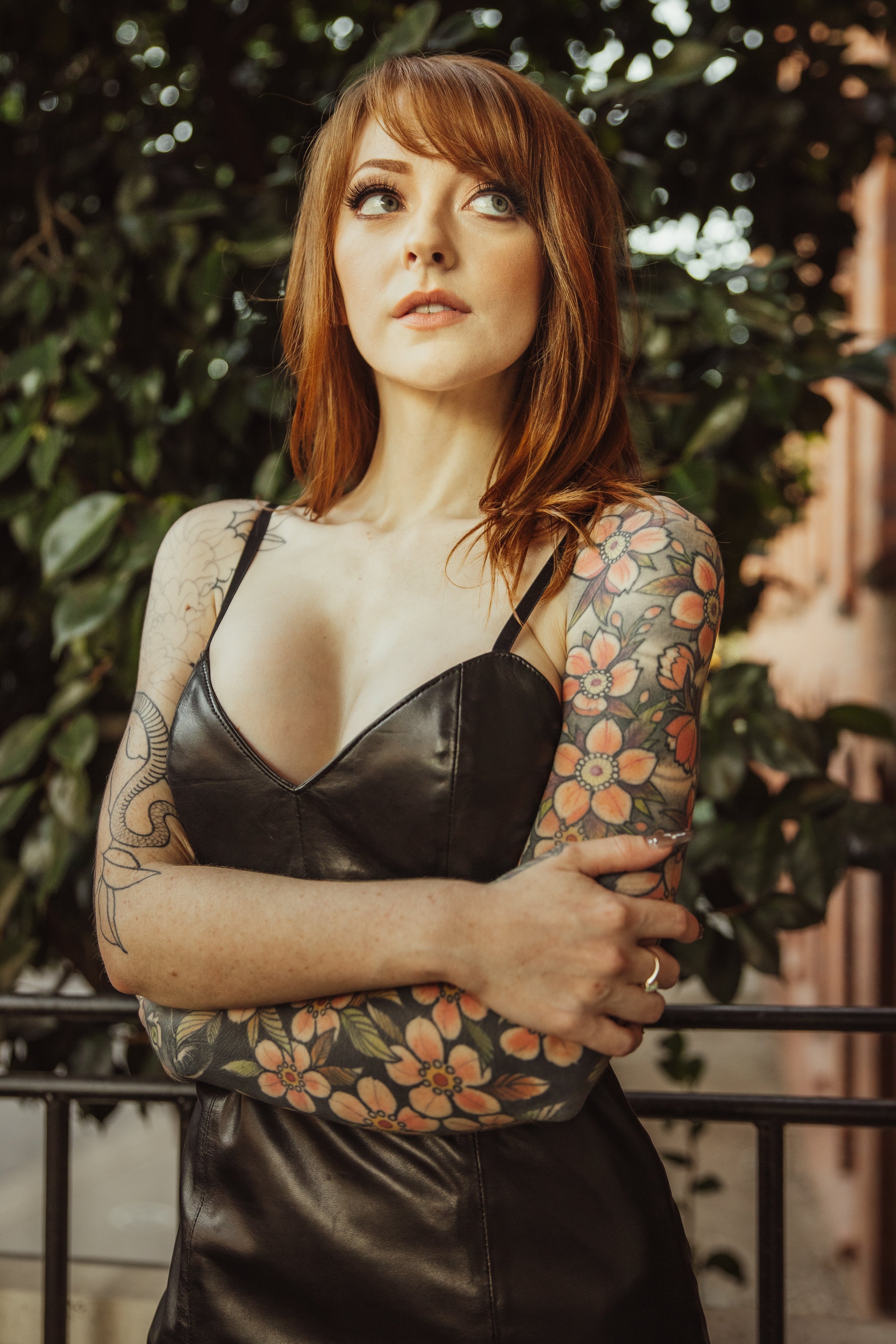 Leather and Lace Dress 4
