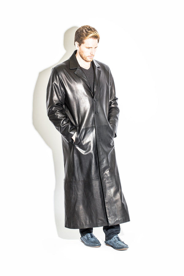 Men's Black Label Library Collection Full Length Trench Coat