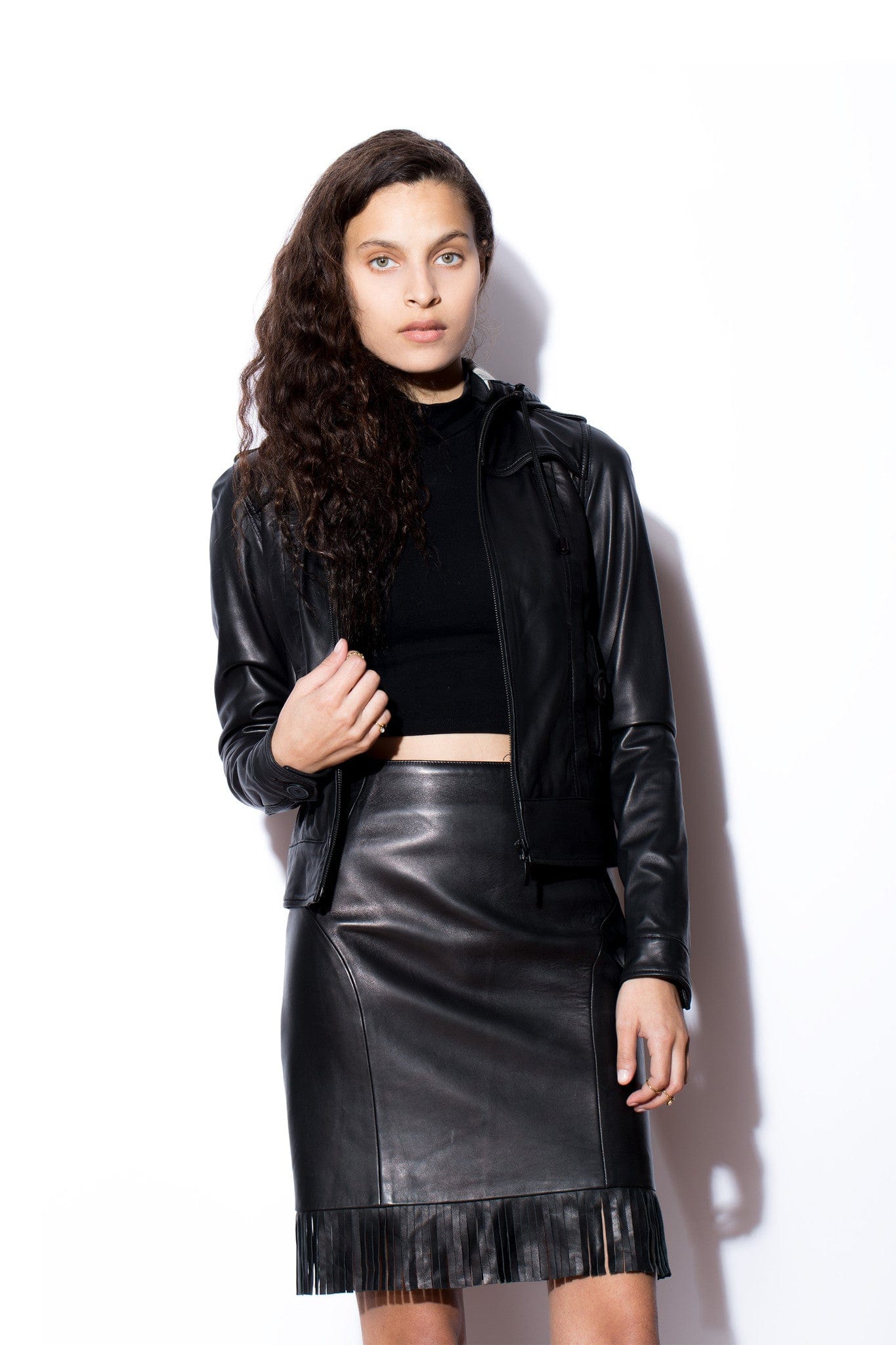 Womens leather skirt on sale 2019